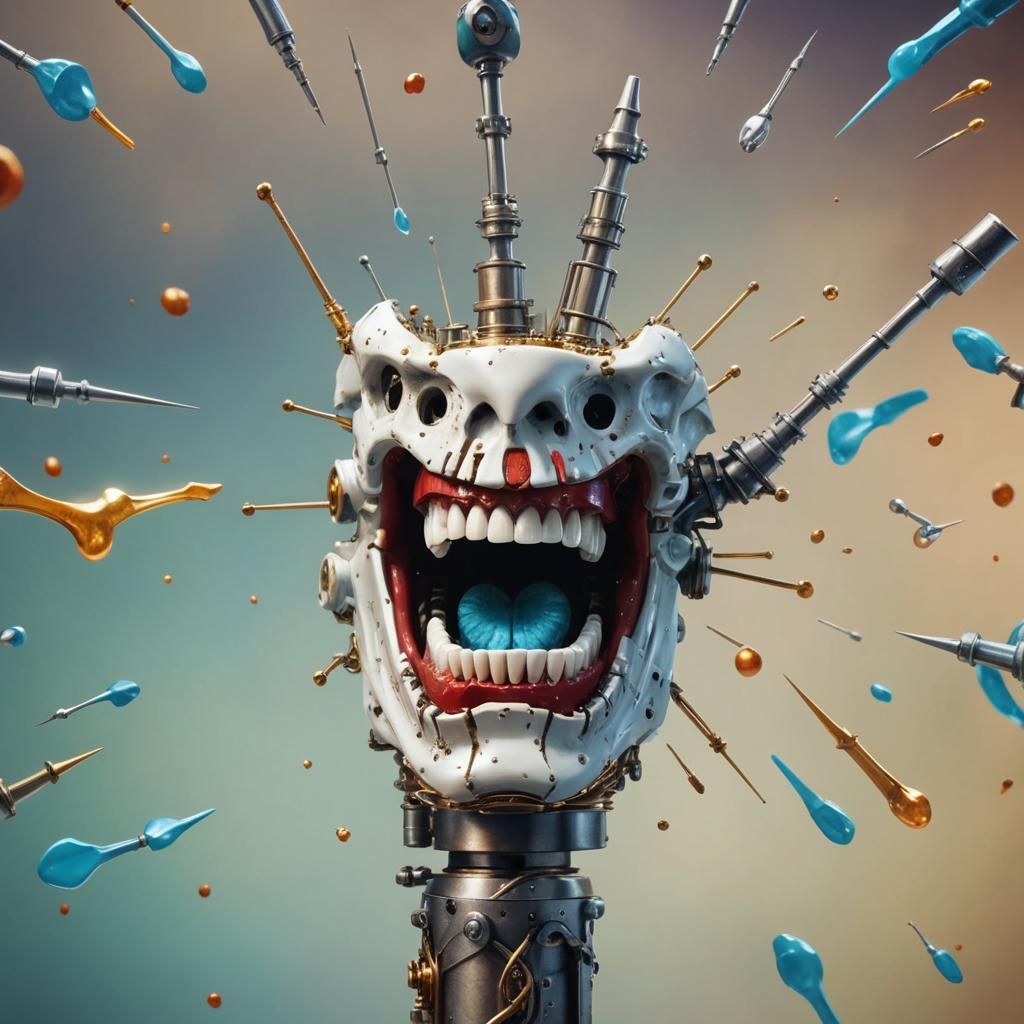 Steampunk Dental Bridge Engine Design