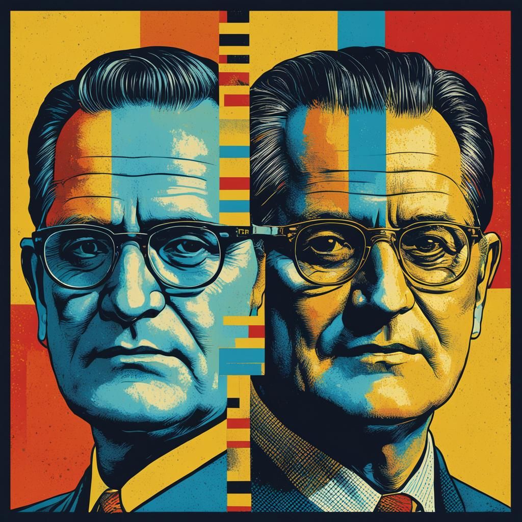 Josip Broz Tito Pop Art Portrait