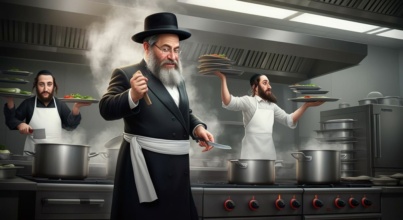 Hasidic Chef Leads the Charge in a Humorous Kosher Catering...