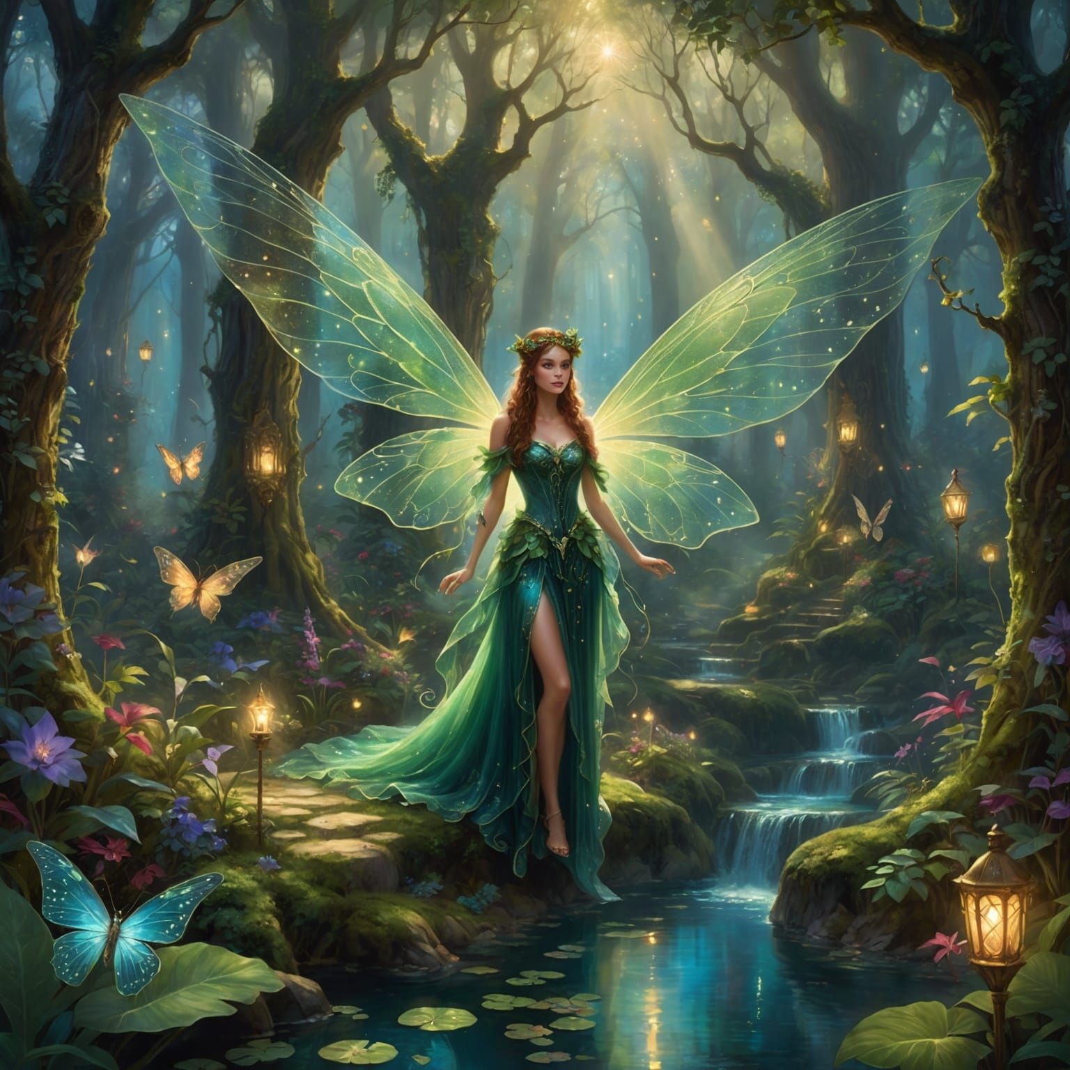 Sidhe deep in the heart of a magical forest.