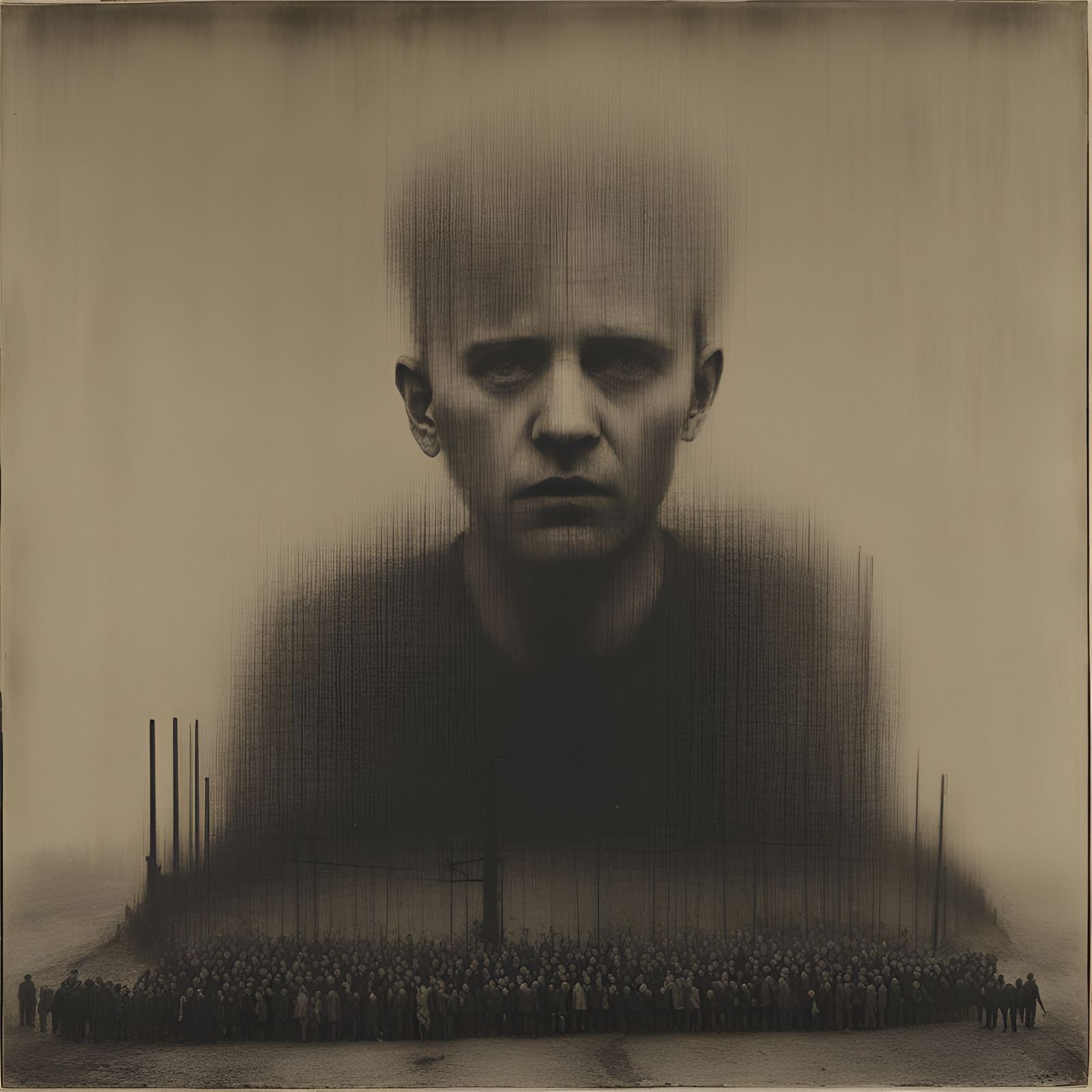 Moving Crowd of Living and Dead, X-Ray Photography