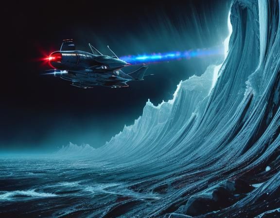 Cinematic Urban Fantasy Art in Digital Impressionism