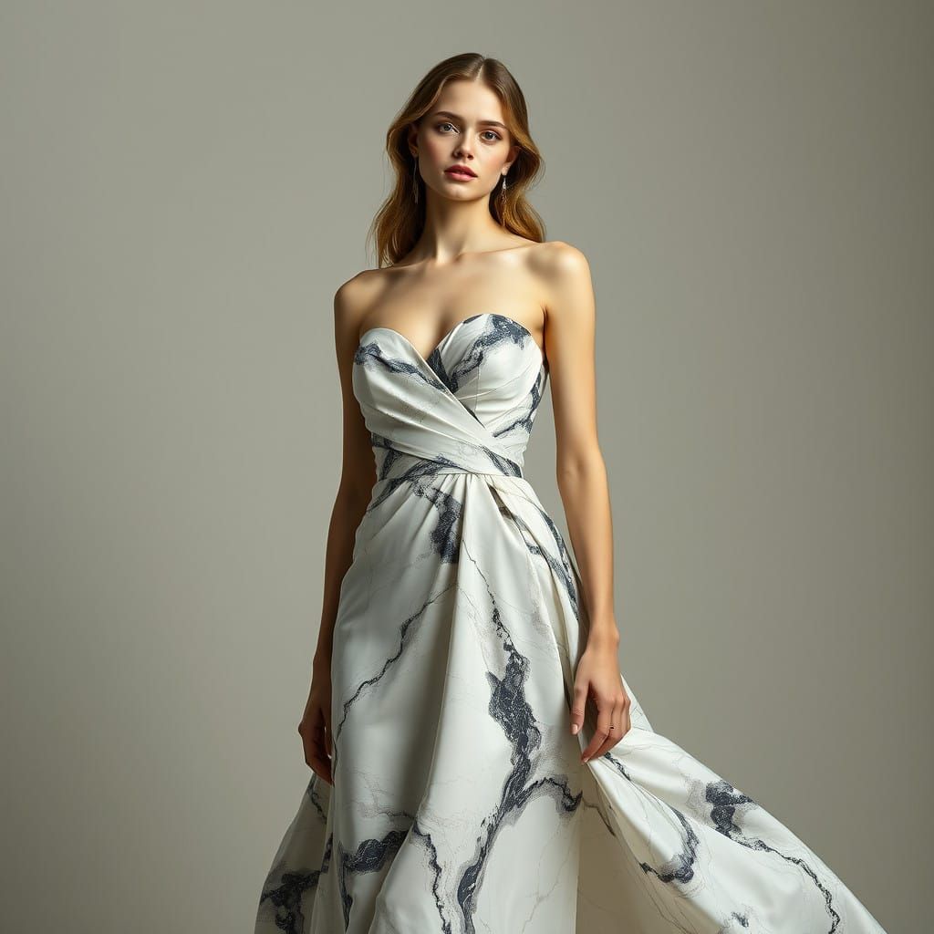 Ethereal Marble Goddess