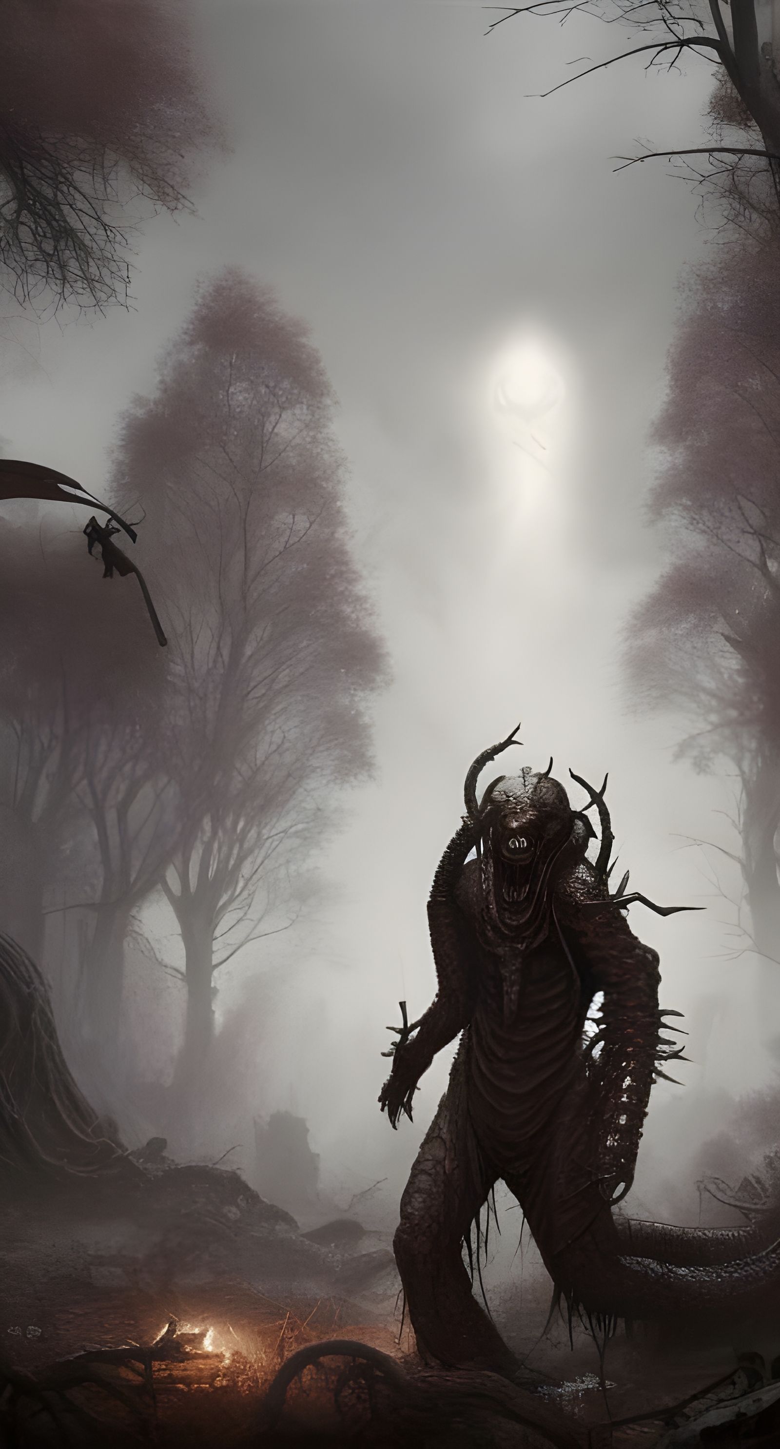 Dark Post-Apocalyptic World Ruined by Elder God