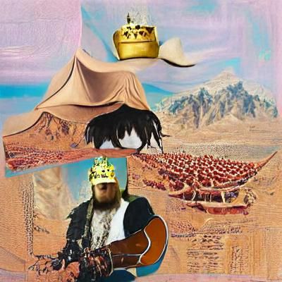 Majestic Three-Headed Dragon in a Fantasy Landscape