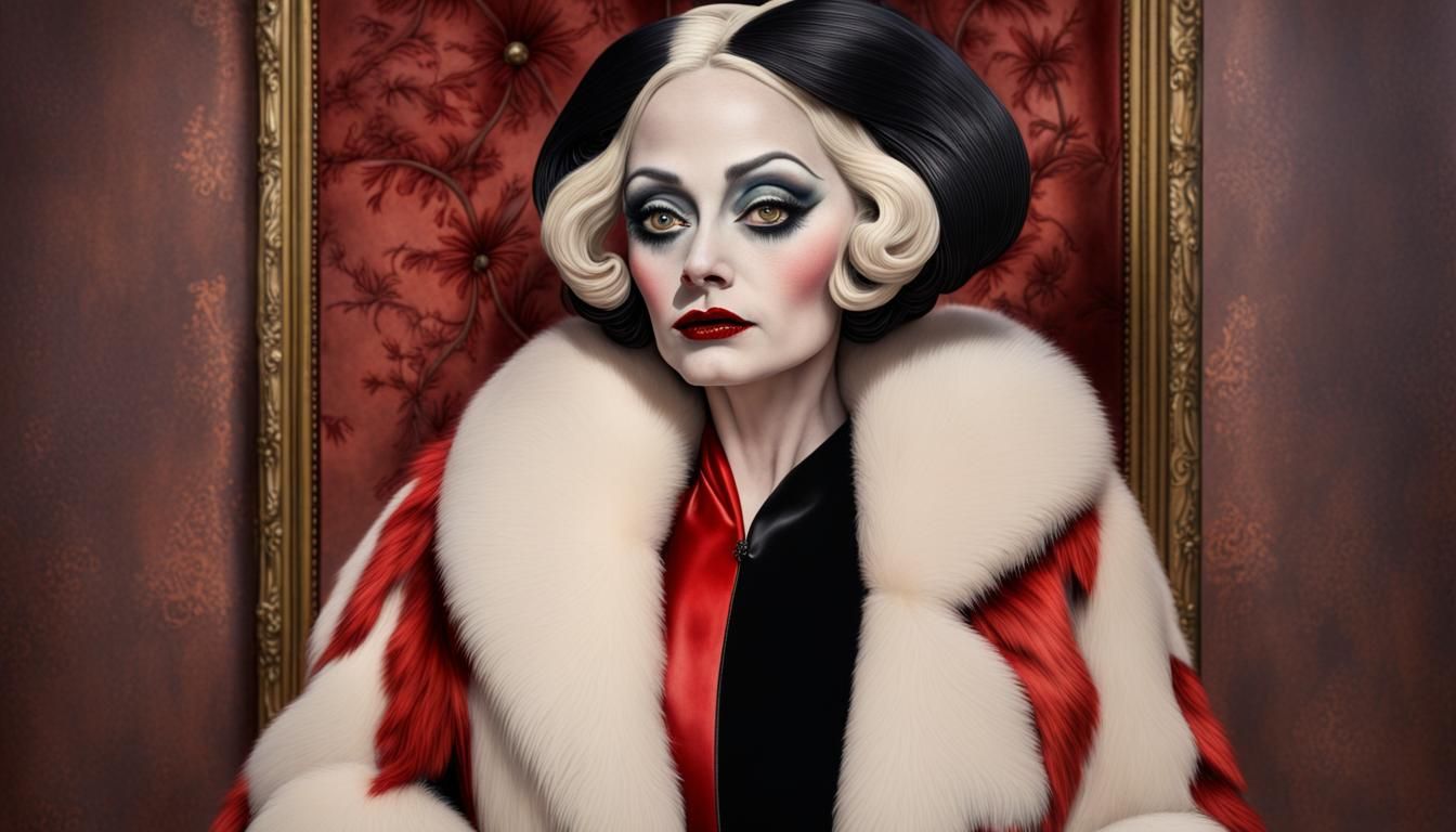 Tallulah Bankhead as Cruella De Vil