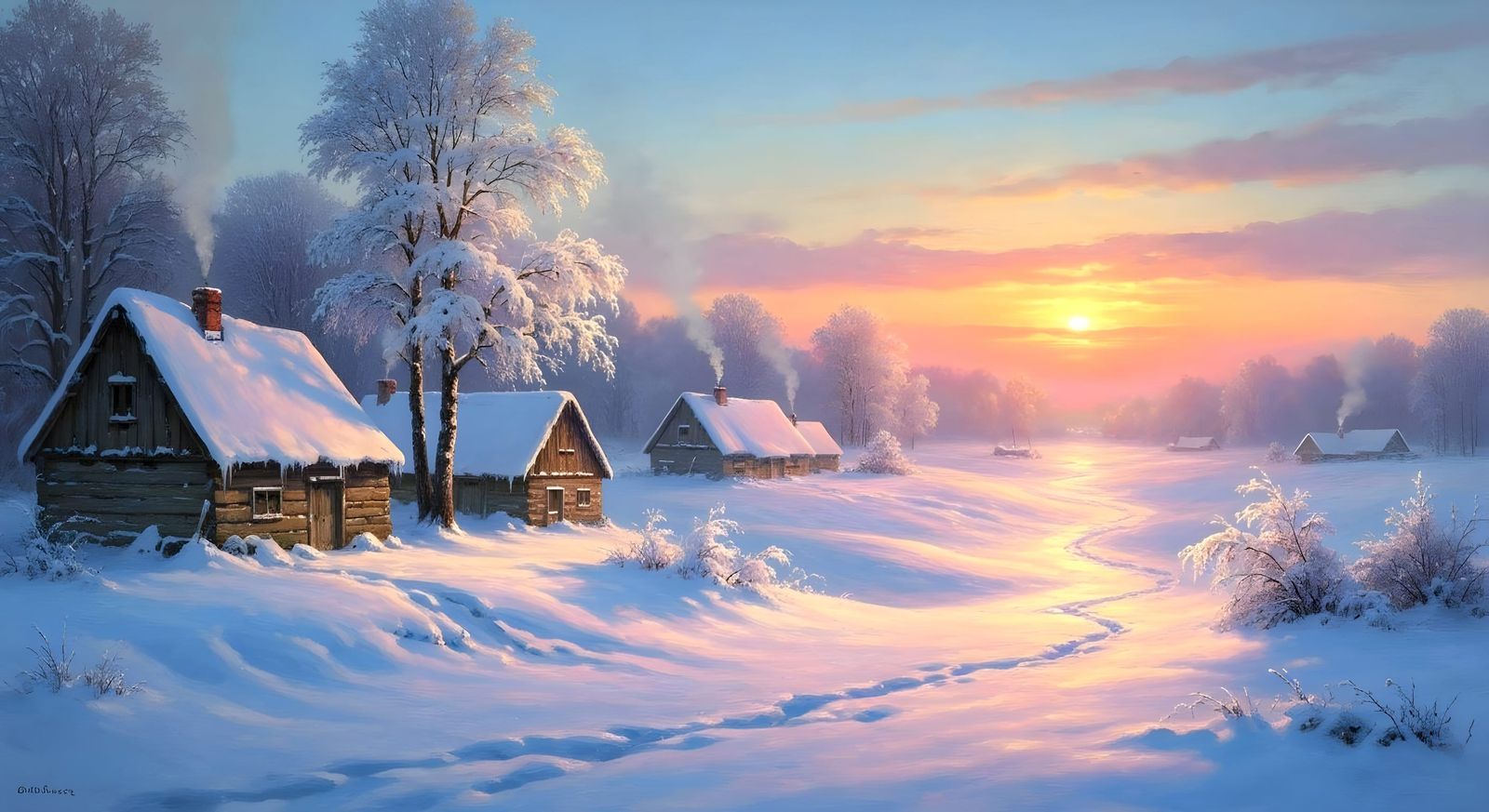 snowy winter landscape