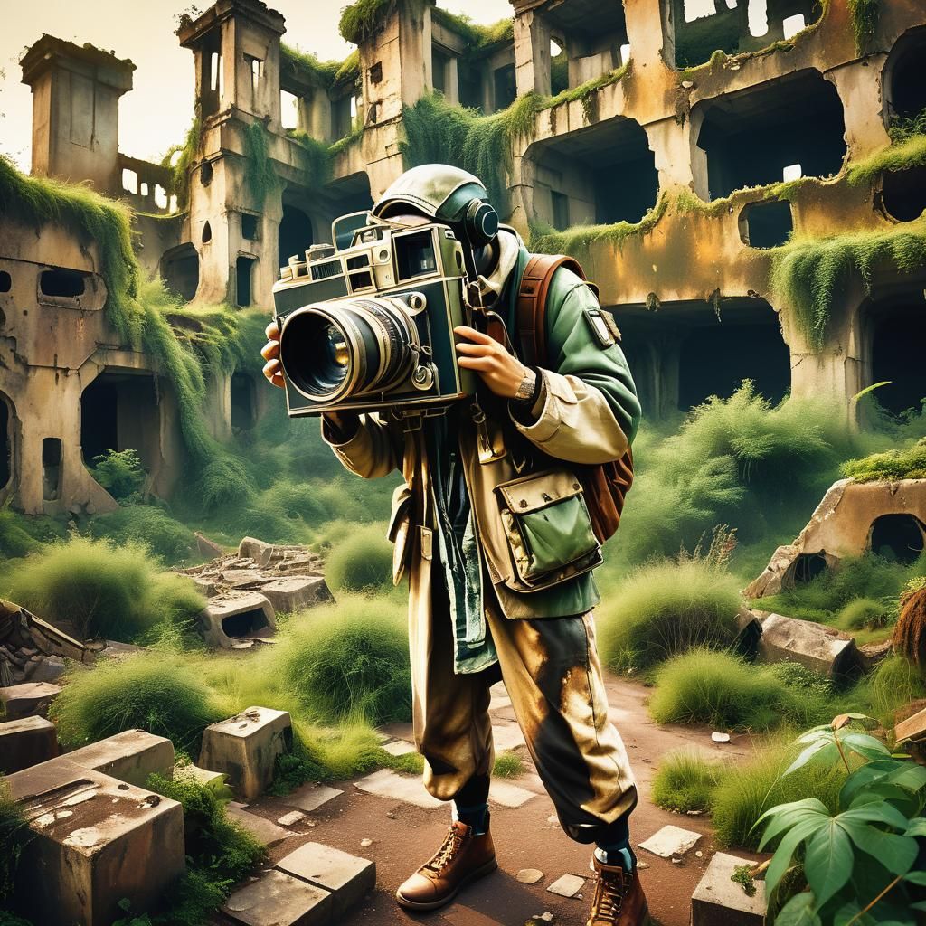 Retro-Futuristic Tourist on Old Earth: Concept Art