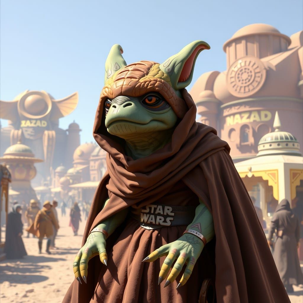 Naboo Market for Rare Galactic Creatures