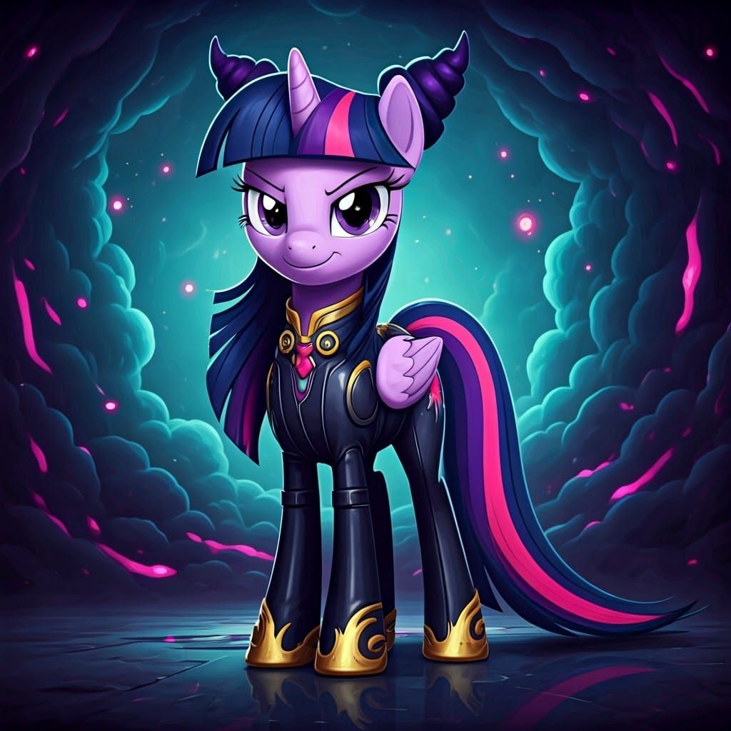 Mystical Pony Warrior Unleashes Magic in Whimsical Fantasy R...