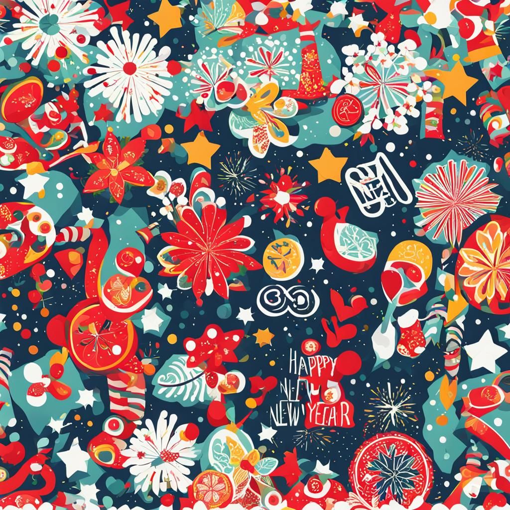 Festive New Year Celebrations