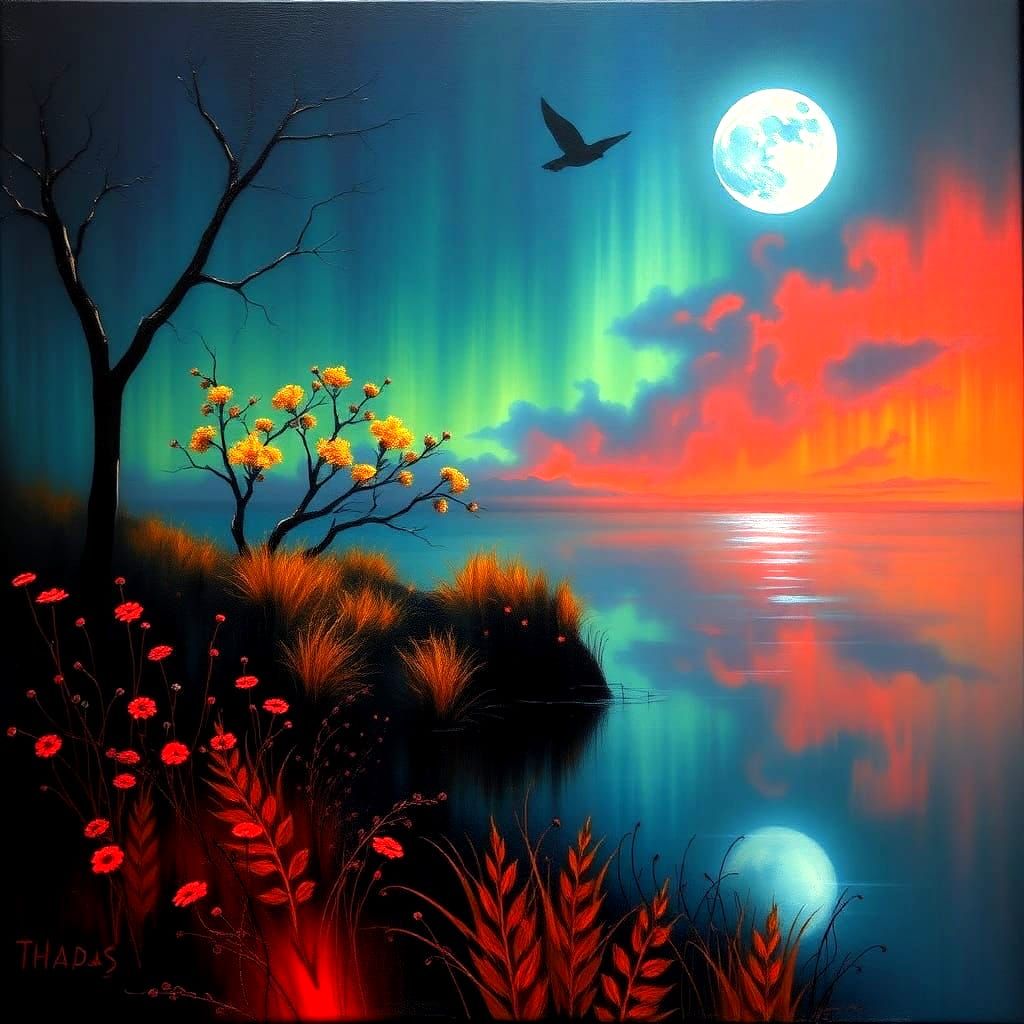 Mystical Landscape Art Inspired by Visionary Surrealism