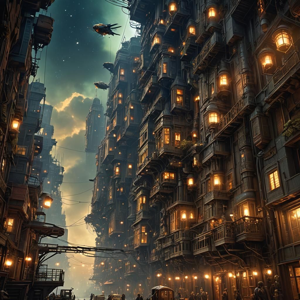 Epic Firefly: Detailed Digital Matte Painting