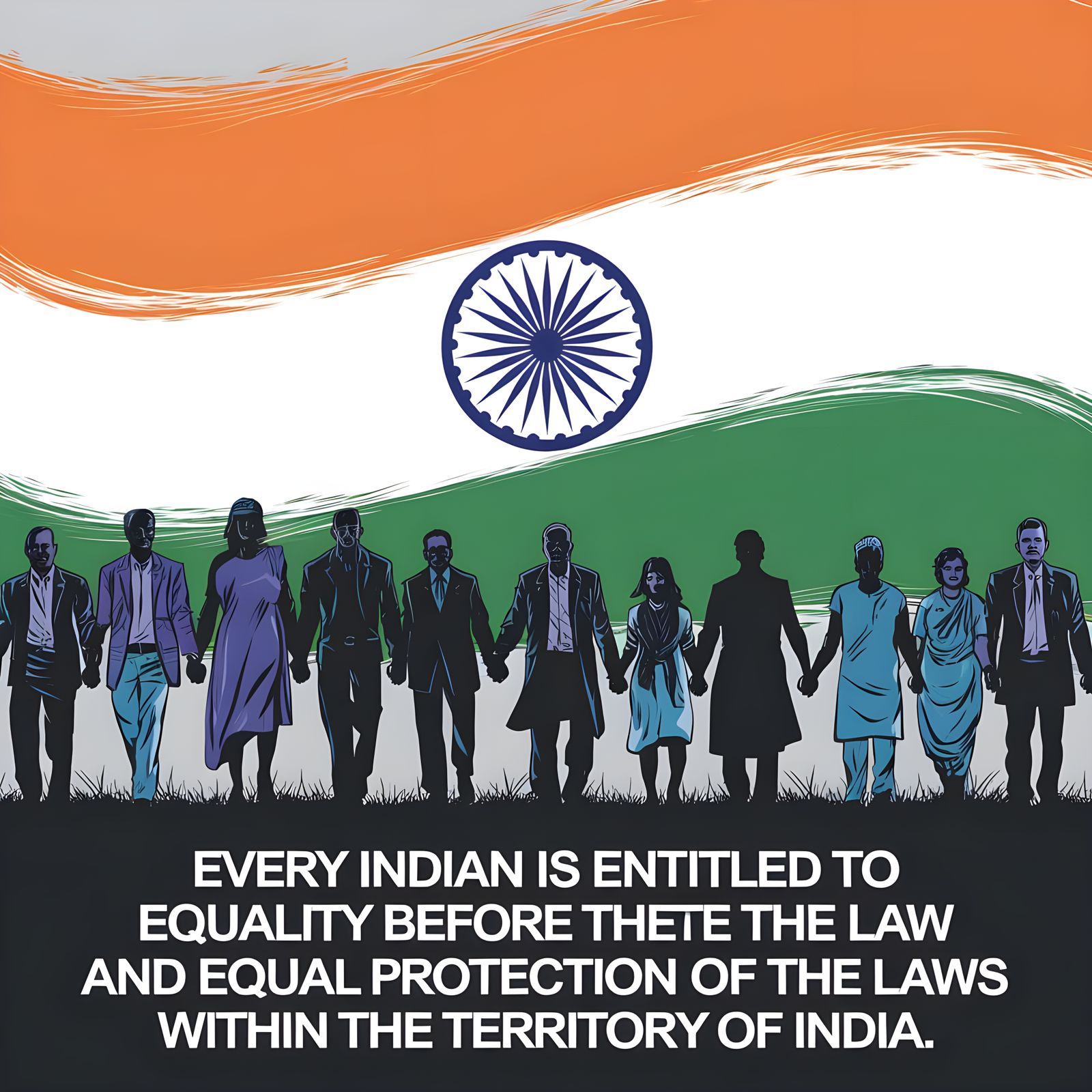 Inclusive India Equality Rights Awareness Poster