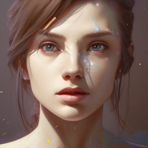 Detailed Portrait with Dynamic Lighting