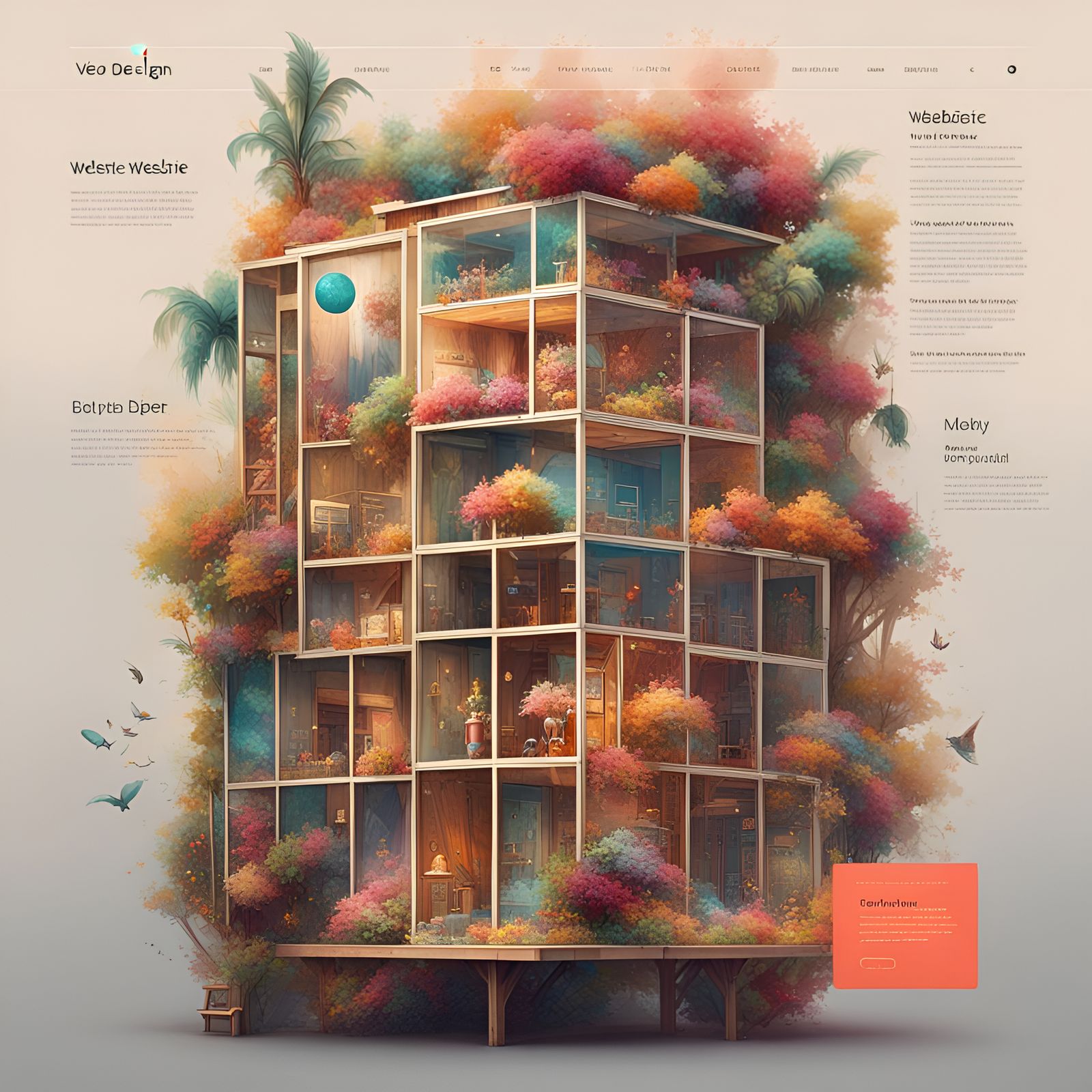 Exquisite Website Design: A Detailed Visual Showcase