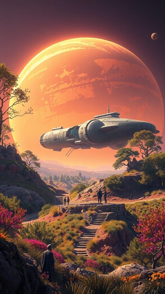 Terraforming Mars: A Dark Fantasy Concept Art