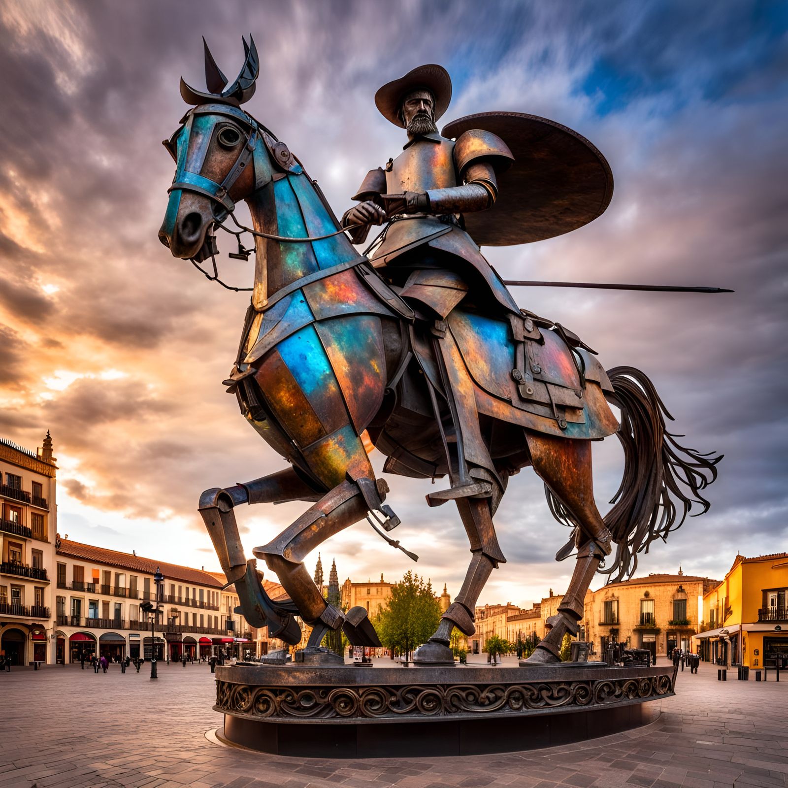 Don Quixote and Rocinante