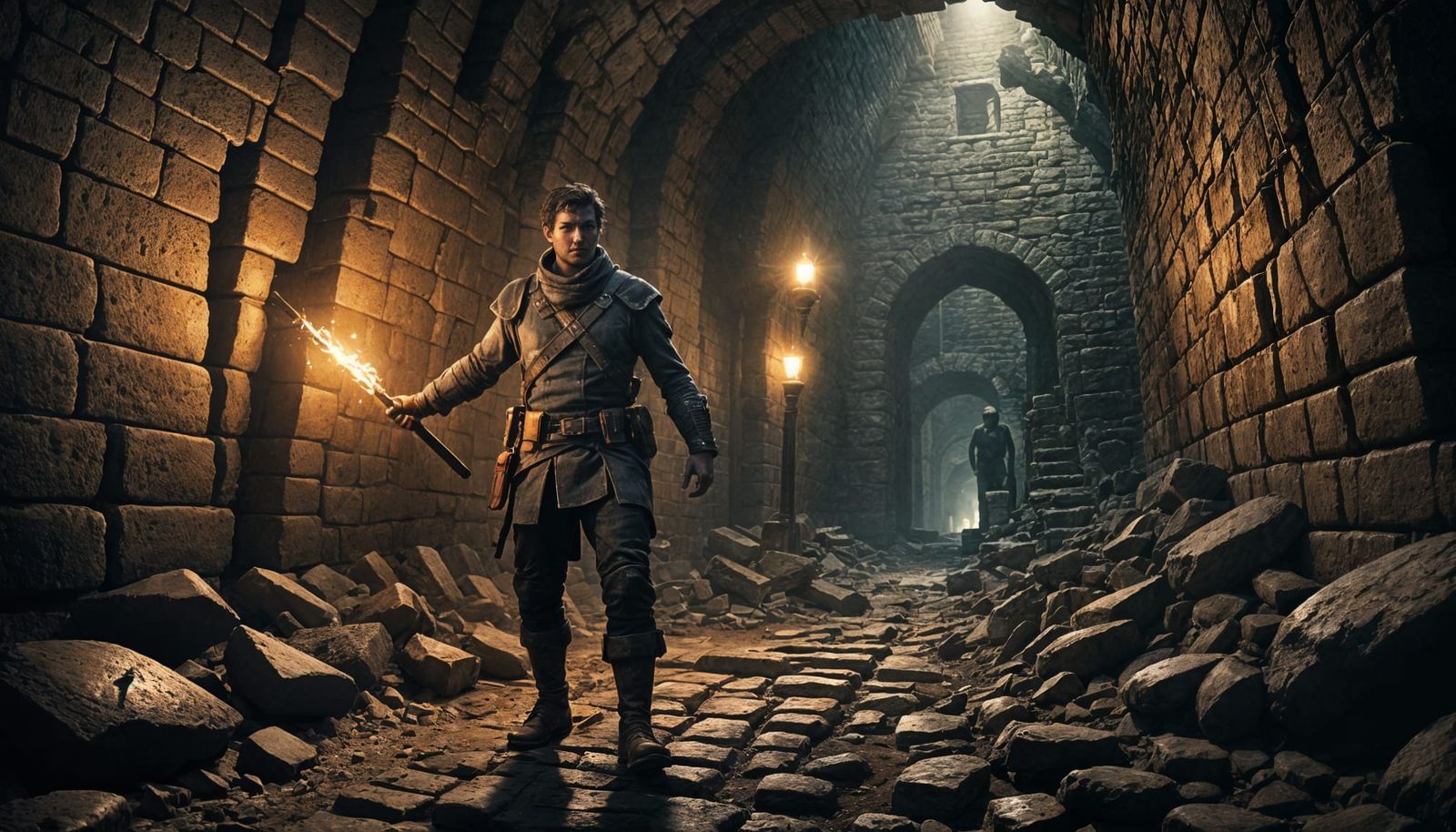 Ancient Earthen Tunnels Leading to Sewers