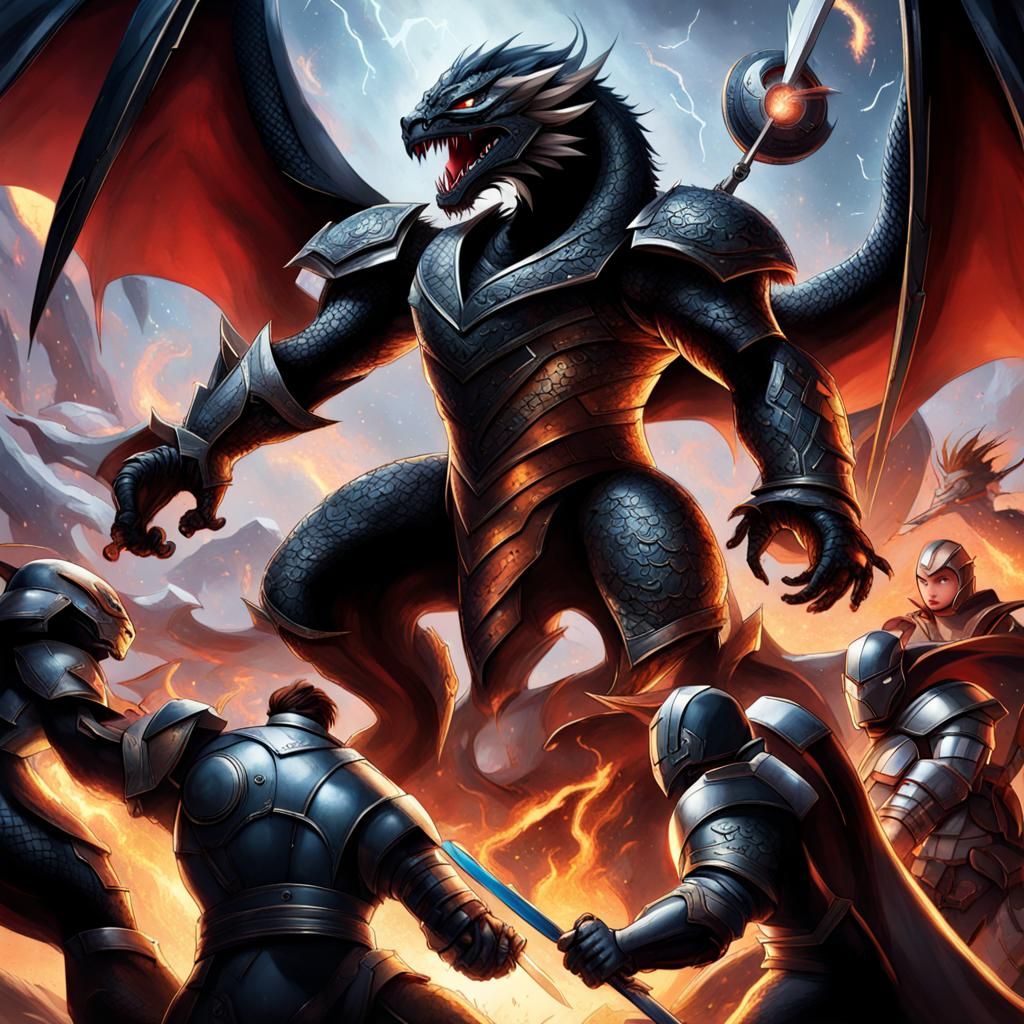 Medieval Avengers vs. Cosmic Dragon Knights