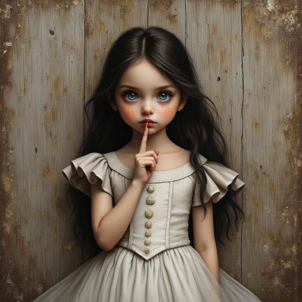 Ethereal Innocence: A Young Girl's Secrets