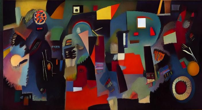 Abstract Alchemy: Impasto Apothecary in Expressionist Style