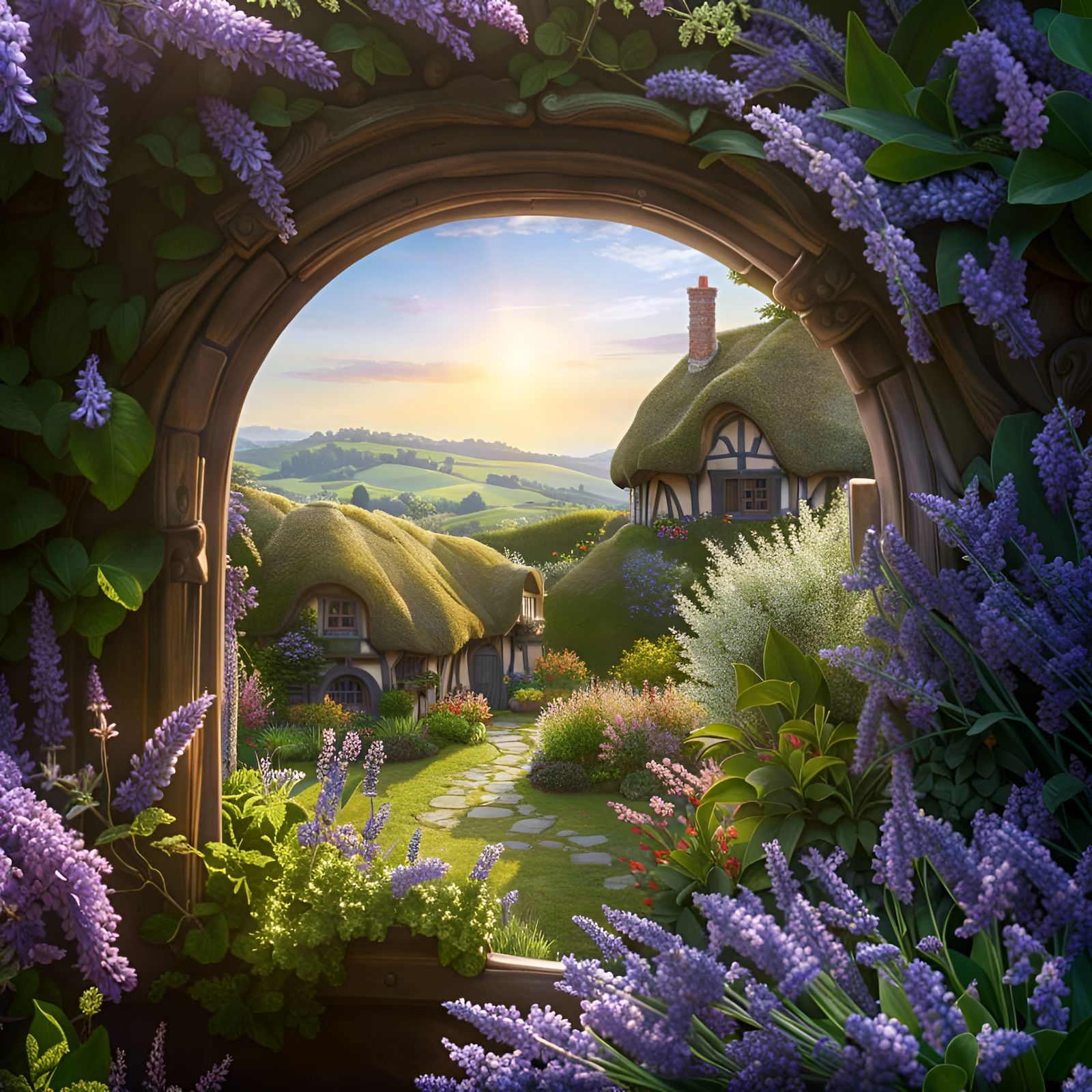 Vacation at Hobbiton Grove Lavender Paradise