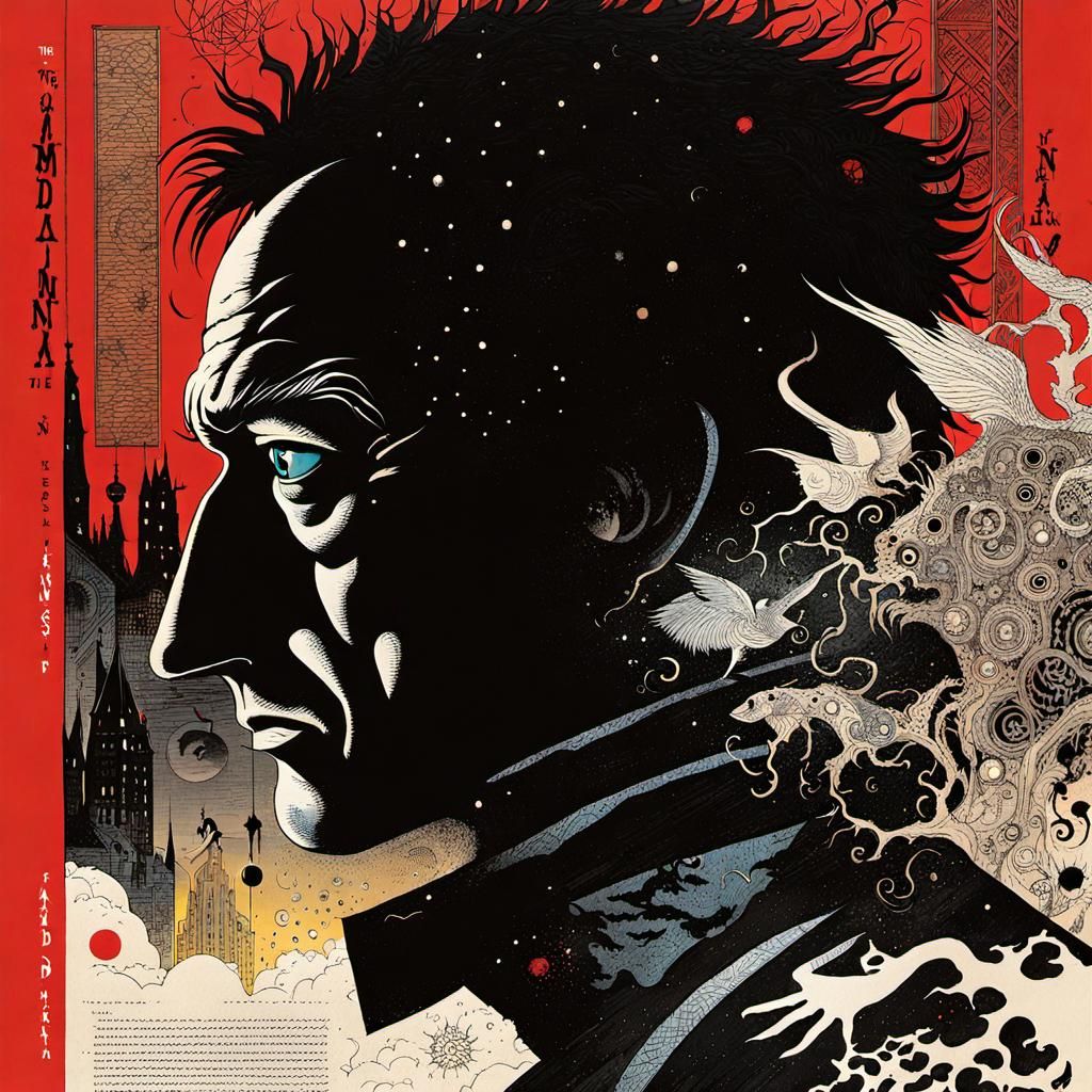 Sandman Comic Book Art: Dreaming Cartography