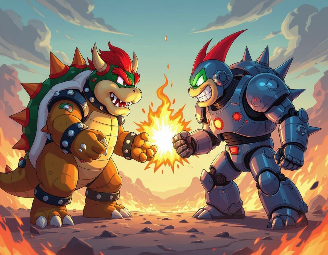 Bowser vs Dr. Robotnik: An Epic Showdown