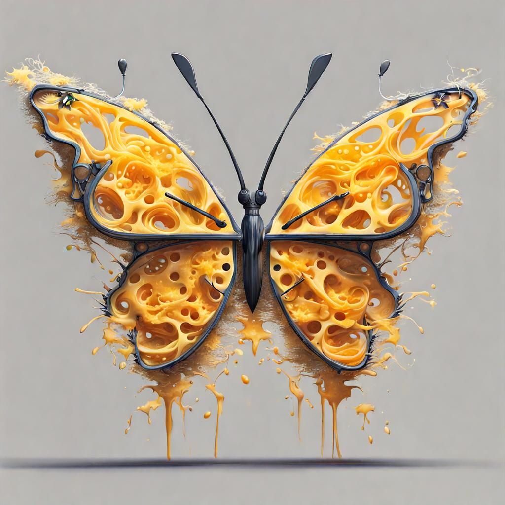 Cheesy butterfly