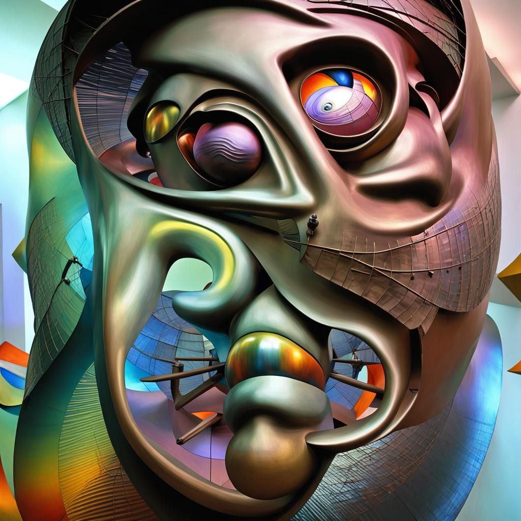 Vast Art Gallery: A Surreal Futuristic Vision