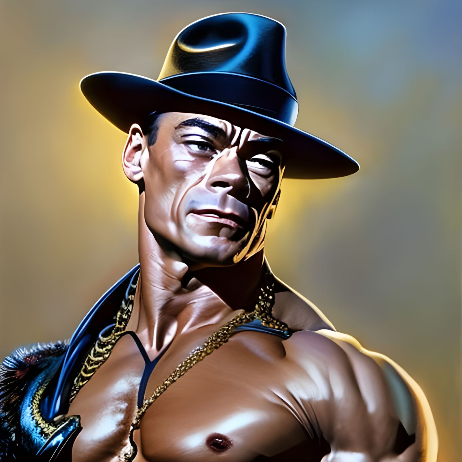 Young Tap Dancer on Stage as Digital Art