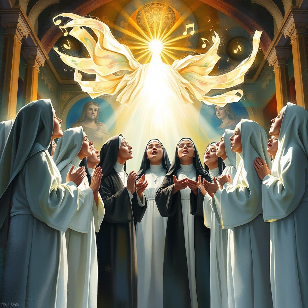 Singing Carmelite Nuns in Ethereal Harmony