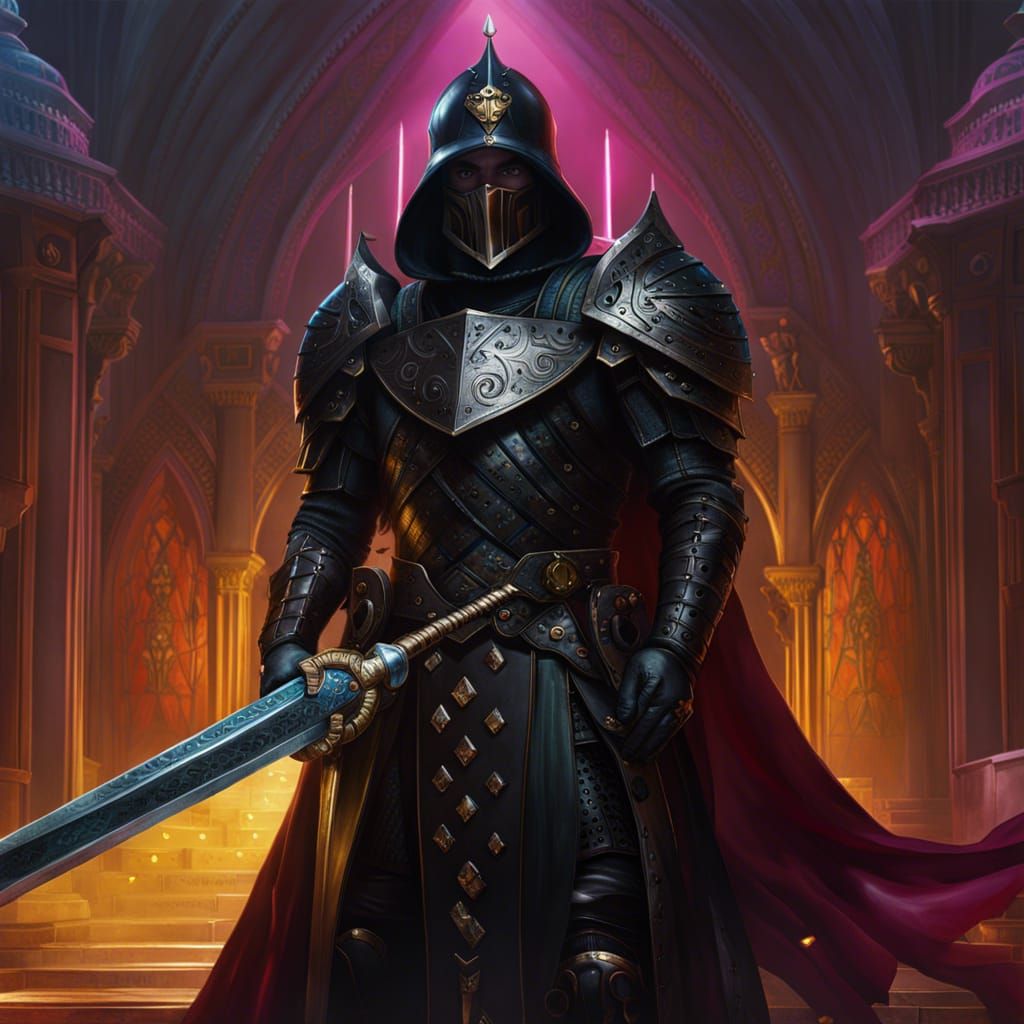 King of Spades Portrait in Detailed Matte Style