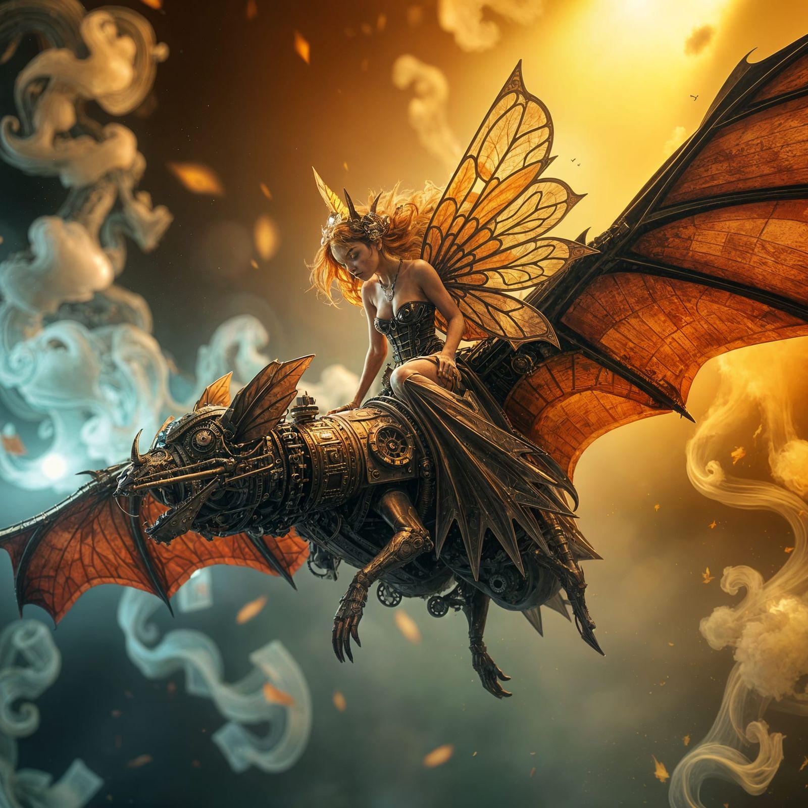 "Clockwork Tempest: The Skybound Menagerie"