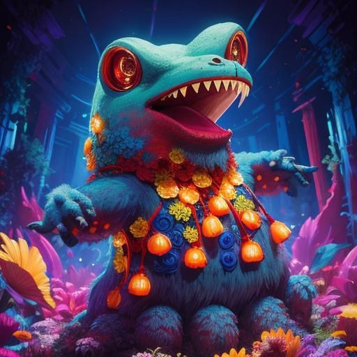 AI Generated Bright Light Burst