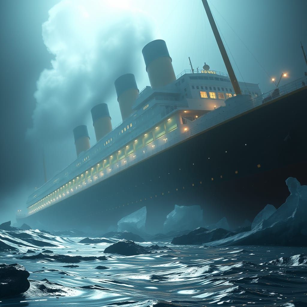 Titanic's Catastrophic Sinking in Eerie Koraal Ijsberg Lands...