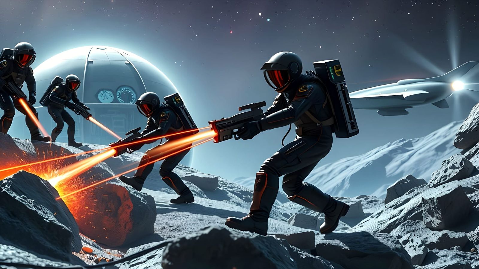 Miners in Shining Black Suits Uncover Rich Asteroid Platinum...