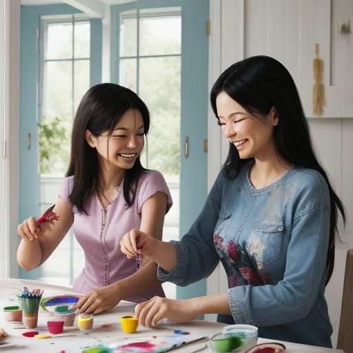 Family Moments: Painting Nails and Playing Catch