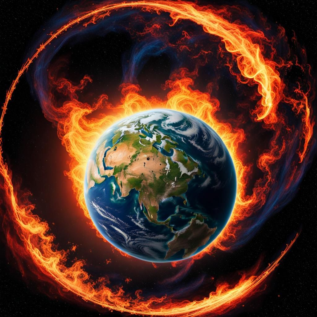 Earth Reborn: A Hopeful Planet After the Fire