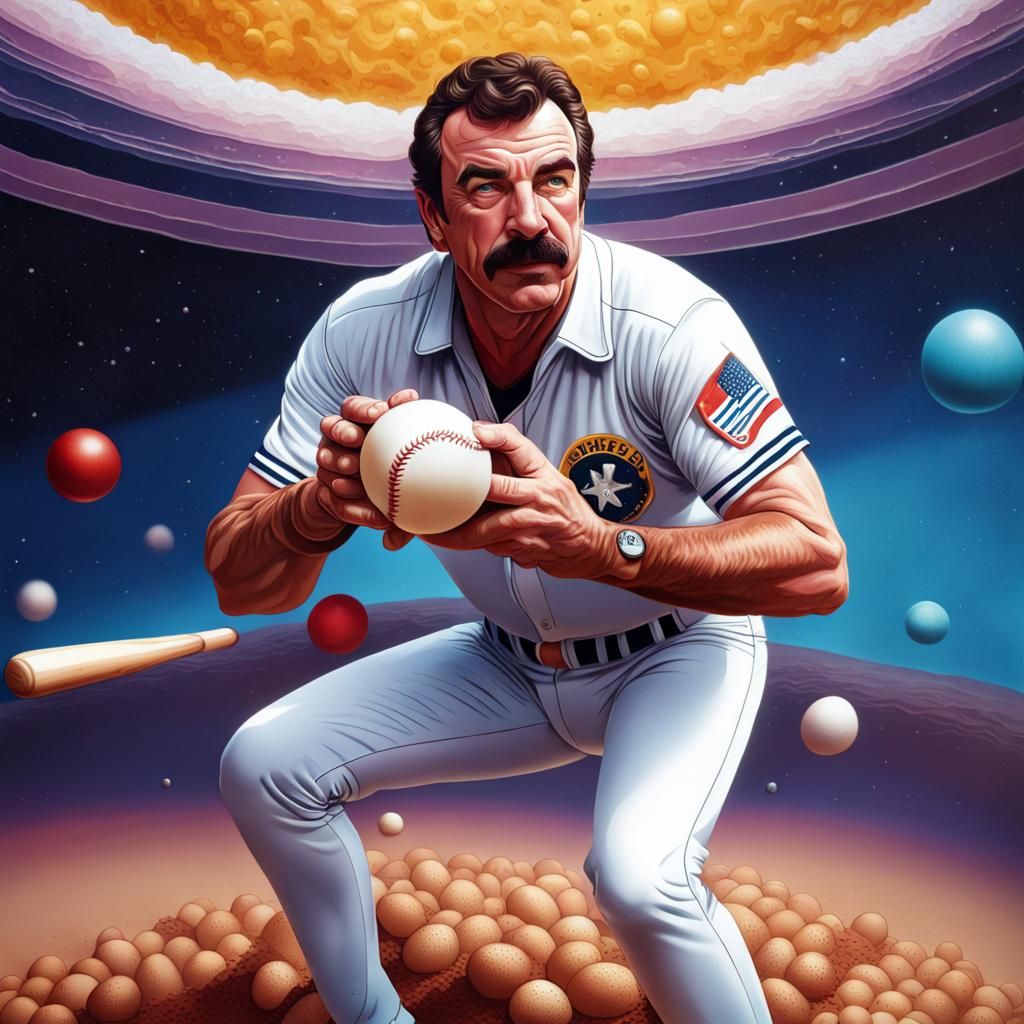 Tom Selleck In Andromeda Egg Championship