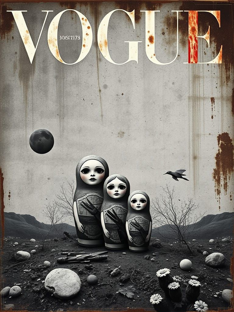 Surreal Fine Art Photograph of Apocalypse Pop Star Dolls in...