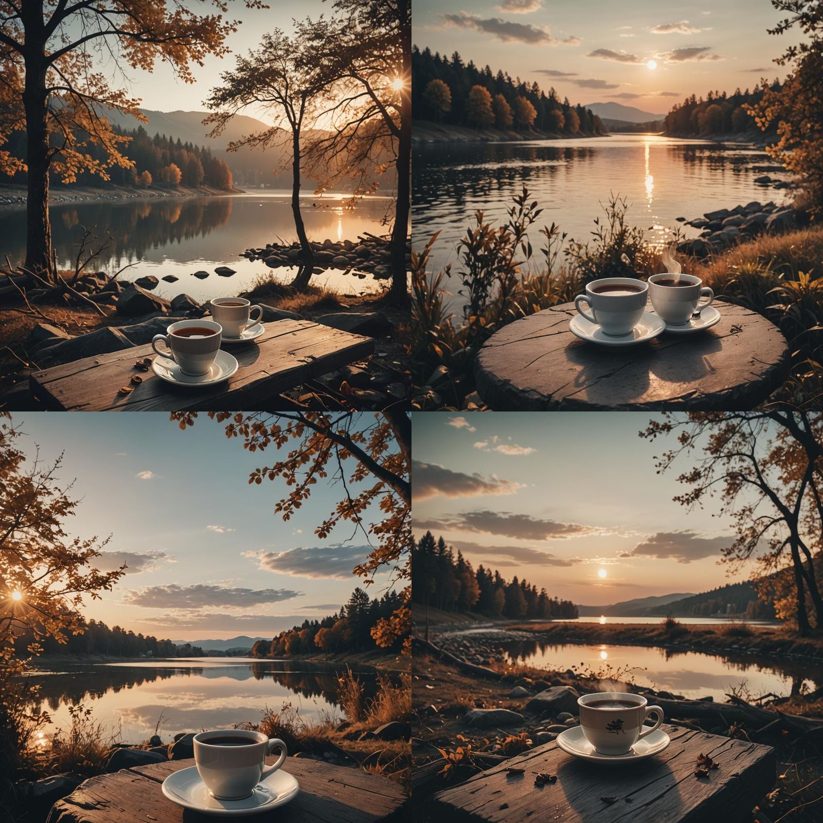 Autumn Sunset Coffee: Life is Strange Aesthetic