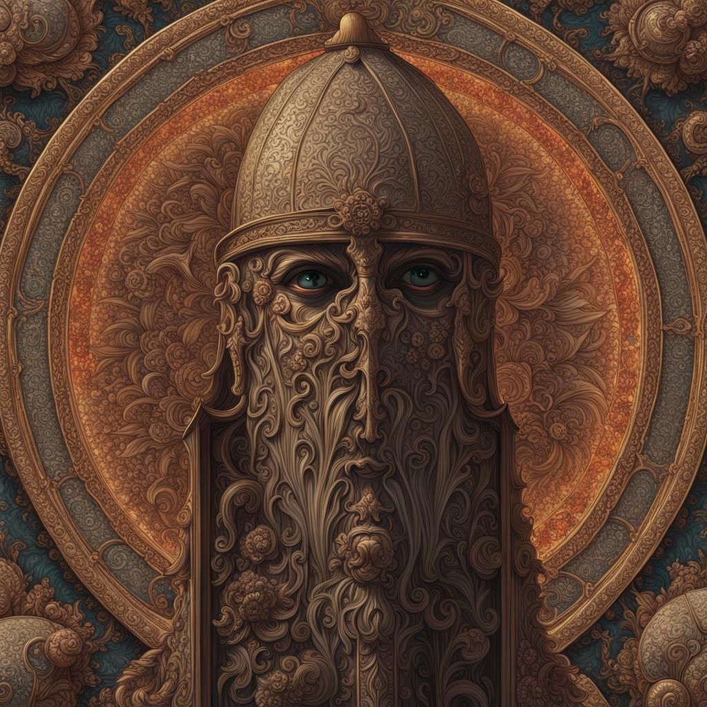 Hyperdetailed Scene in Russian Style