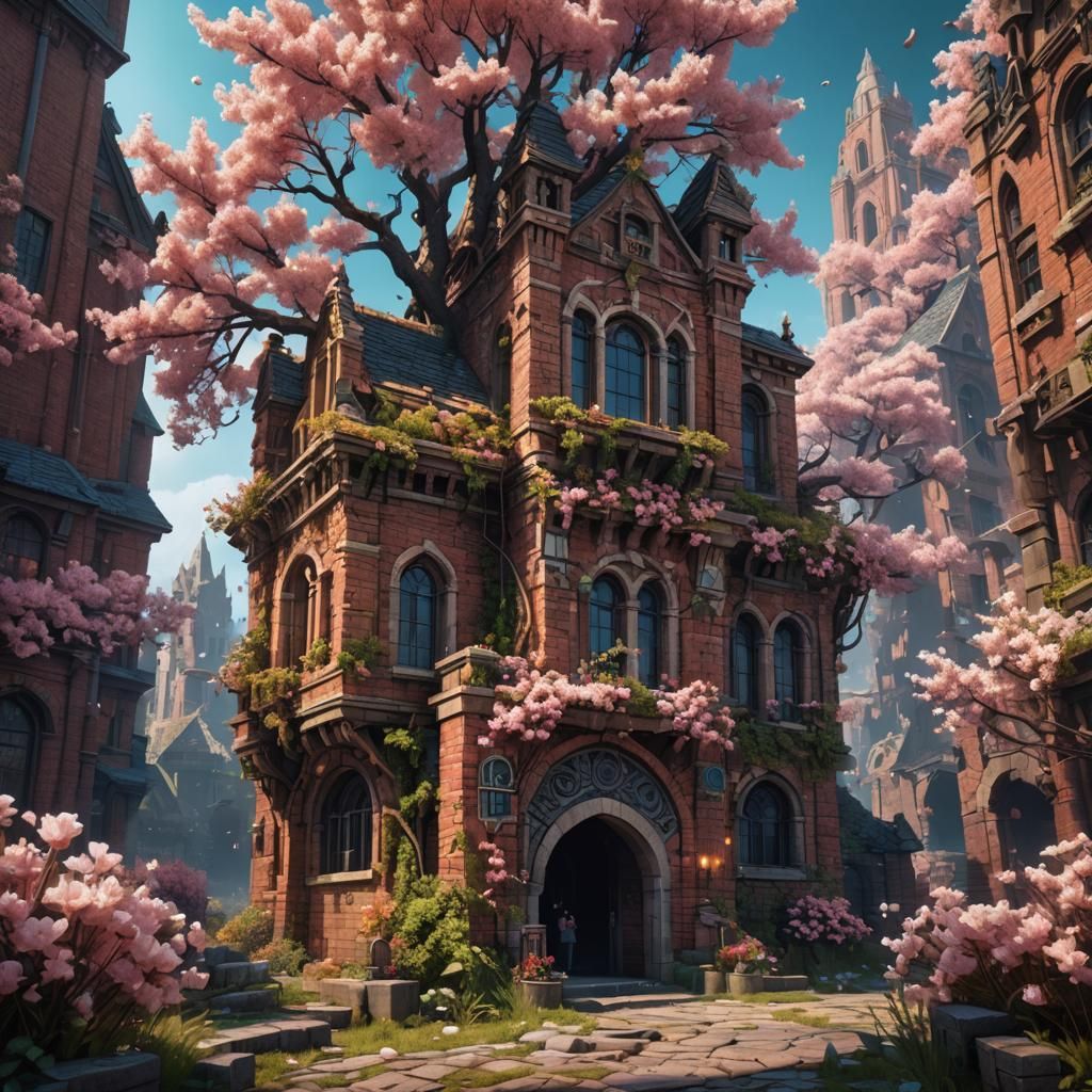 Fantastical Teenagers in Detailed Matte Painting