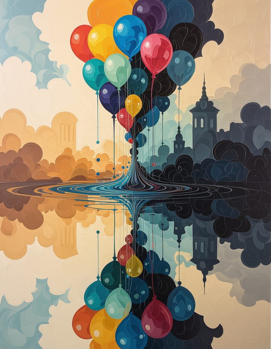 Baroque Hallucination with Impasto Shadows