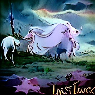 Ethereal Unicorn in Misty Forest