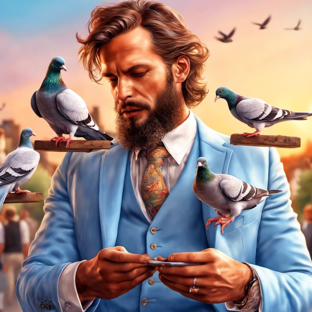 The magic of pigeons (AI-mistake)