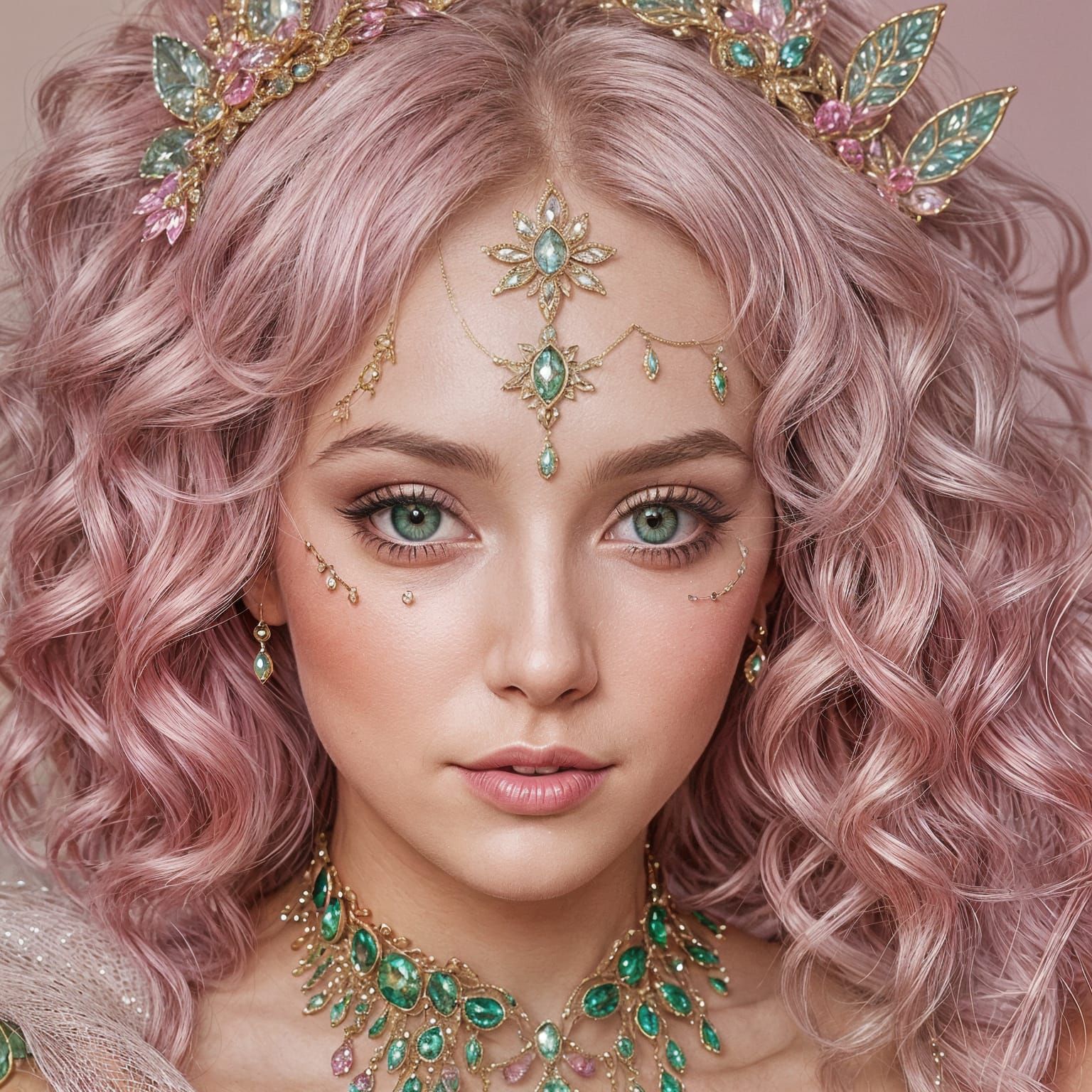 Ethereal Fairy with Butterfly Wings in 3D