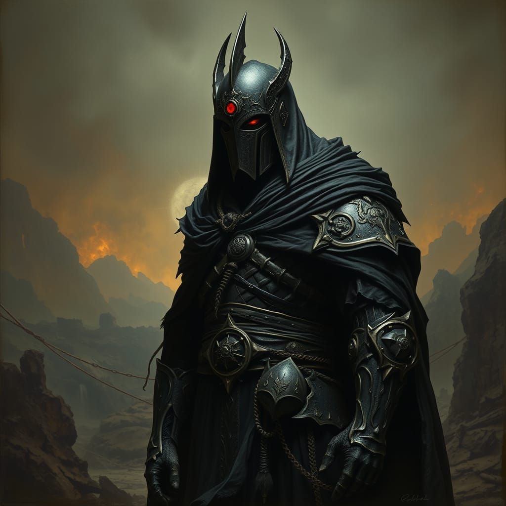 Dark Lord Sauron: A Maiar of Power in Ash-Waste Landscape